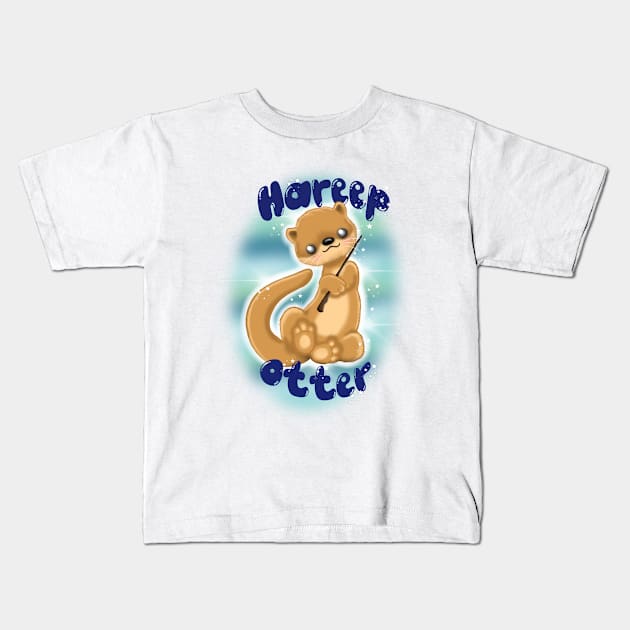 Hareep otter Kids T-Shirt by Manxcraft